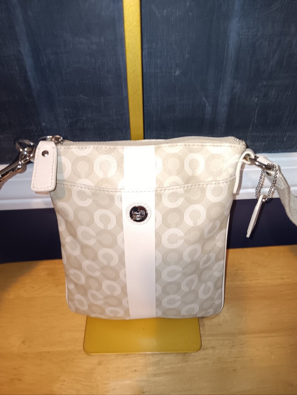 Coach Monogram Canvas Crossbody Bag - Picture 2 of 5